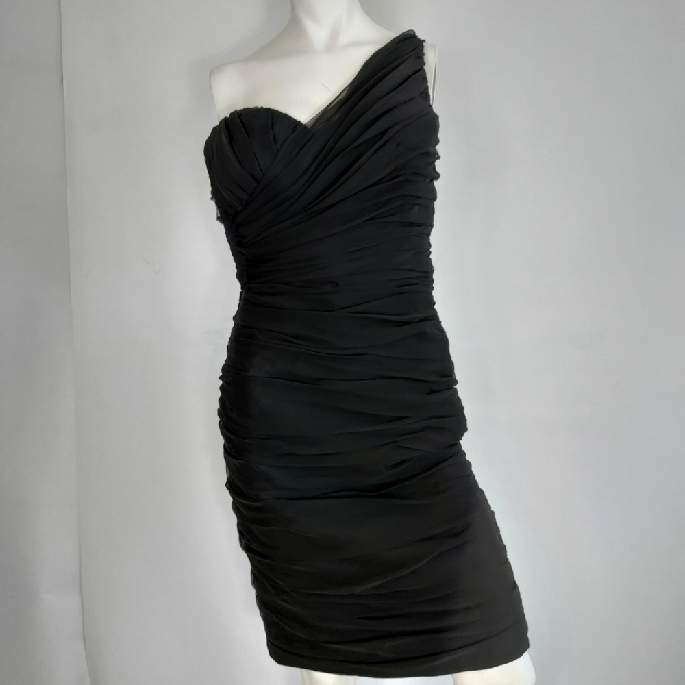 Ann Lawrence One Shoulder Dress
